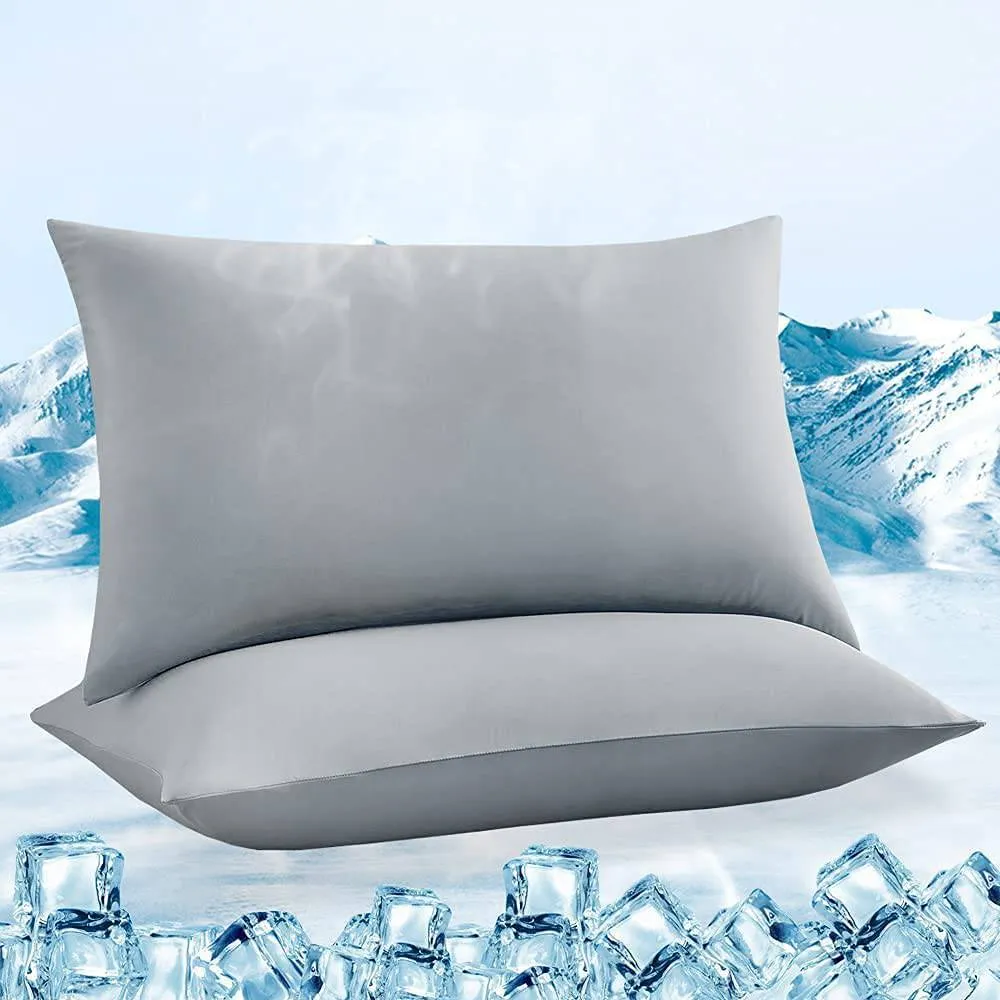 Ultra Cooling Pillow Cases with Stretch Q-max 0.5 Arc-Chill Extreme Cooling Fiber