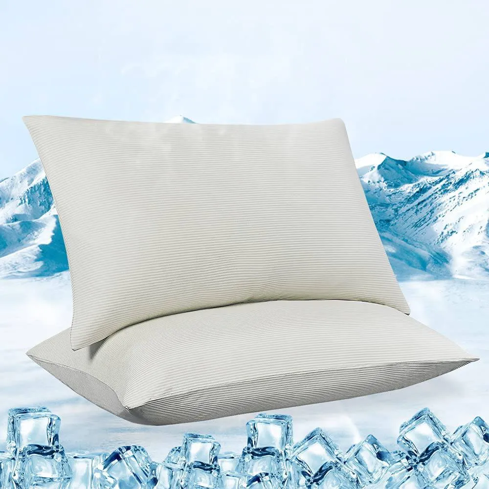 Ultra Cooling Pillow Cases with Stretch Q-max 0.5 Arc-Chill Extreme Cooling Fiber