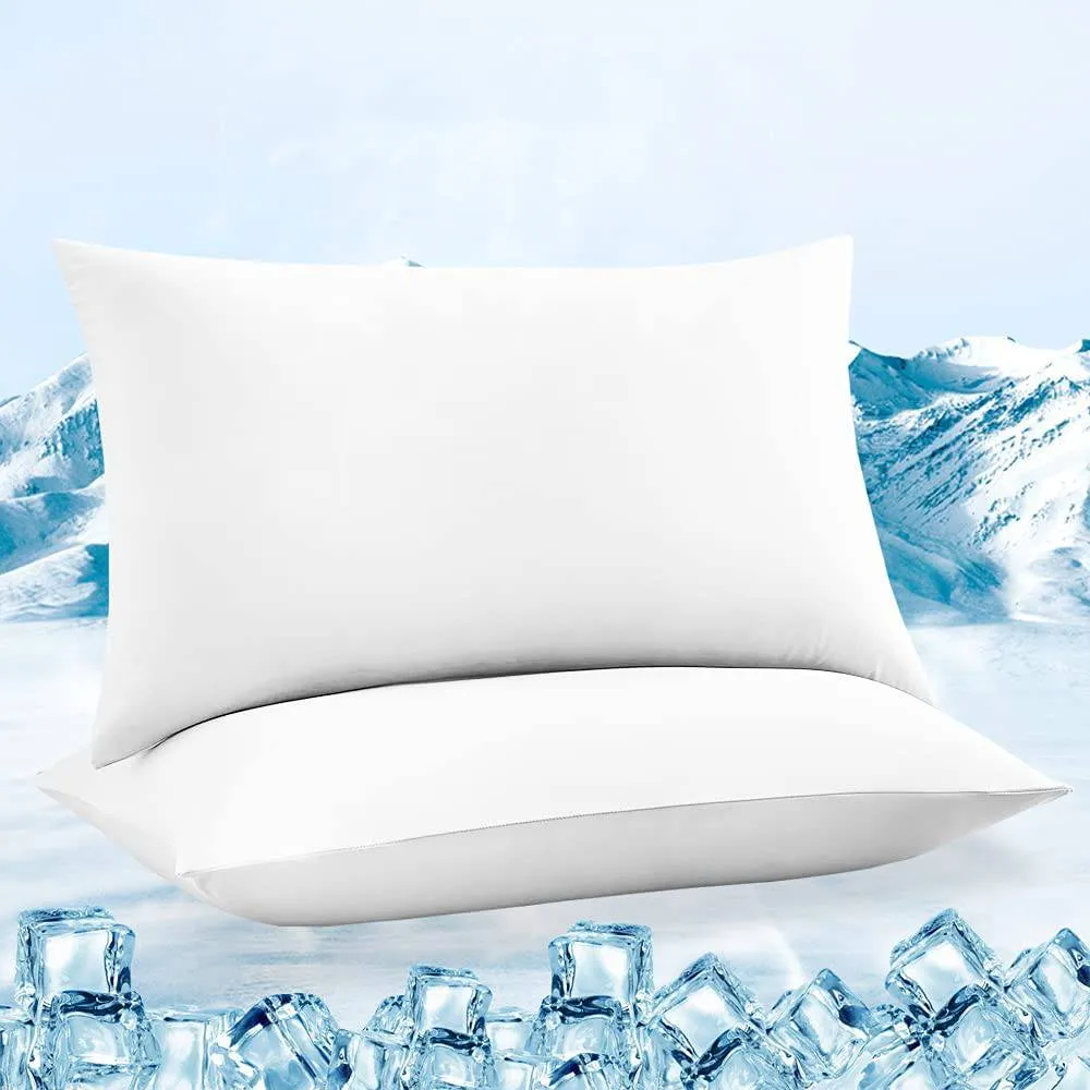 Ultra Cooling Pillow Cases with Stretch Q-max 0.5 Arc-Chill Extreme Cooling Fiber