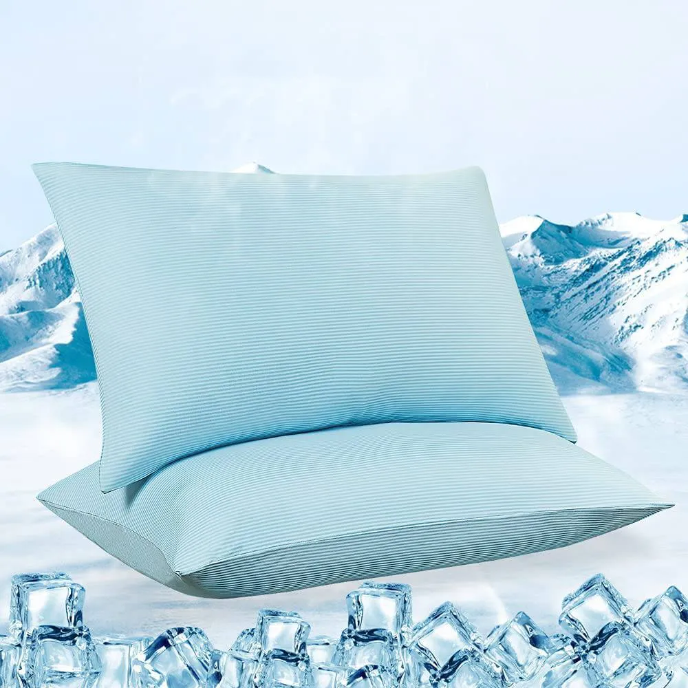 Ultra Cooling Pillow Cases with Stretch Q-max 0.5 Arc-Chill Extreme Cooling Fiber