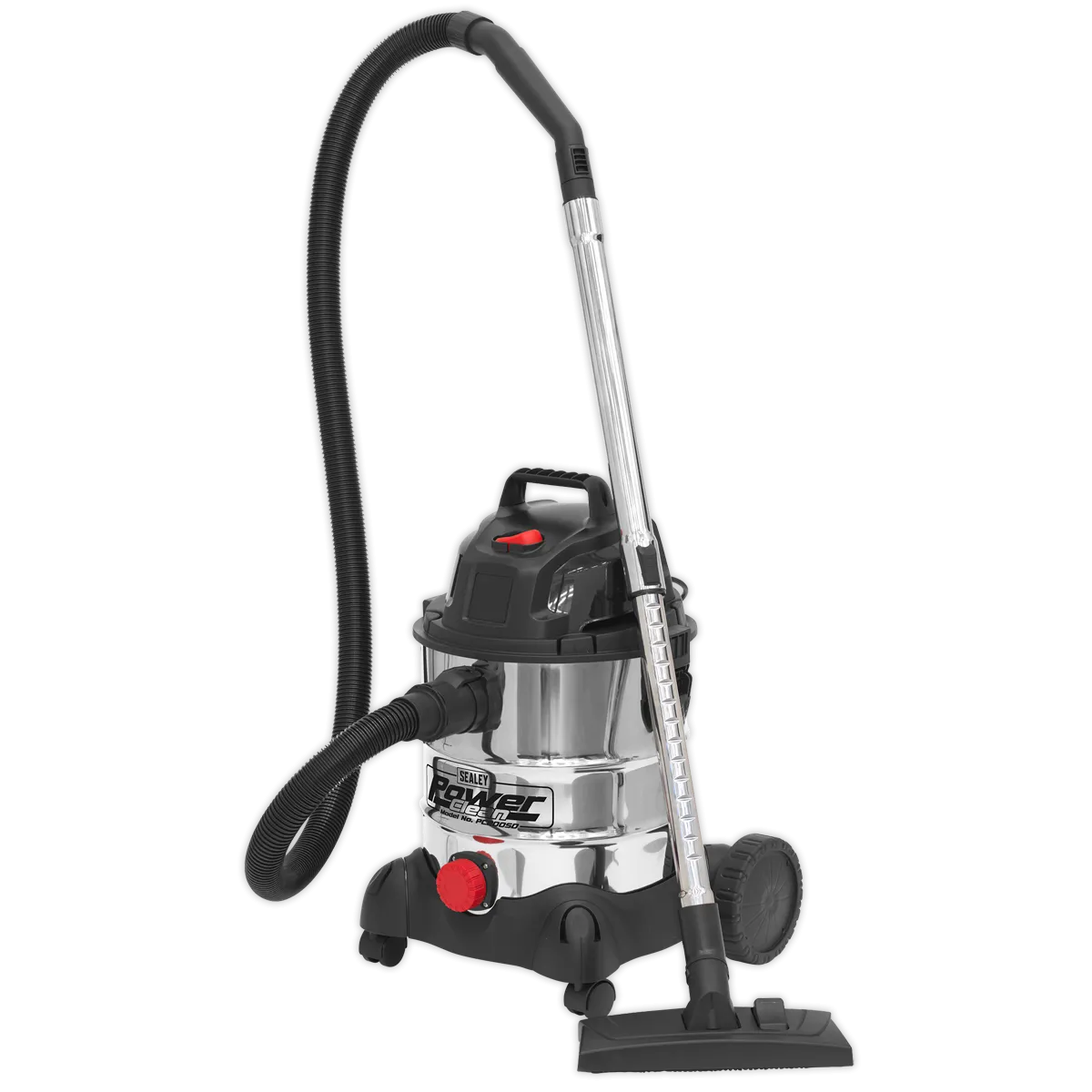 Vacuum Cleaner Industrial Wet & Dry 20L 1250W/230V Stainless Drum