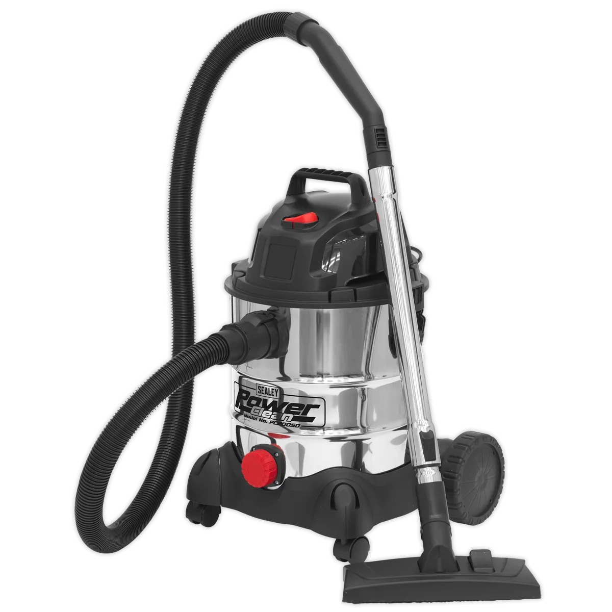 Vacuum Cleaner Industrial Wet & Dry 20L 1250W/230V Stainless Drum