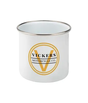 Vickers Motorcycle Co. Enamel Mug