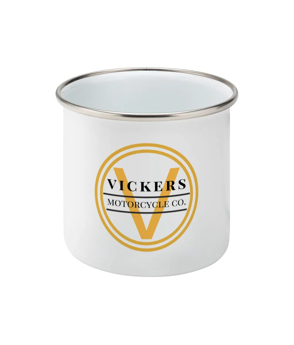 Vickers Motorcycle Co. Enamel Mug