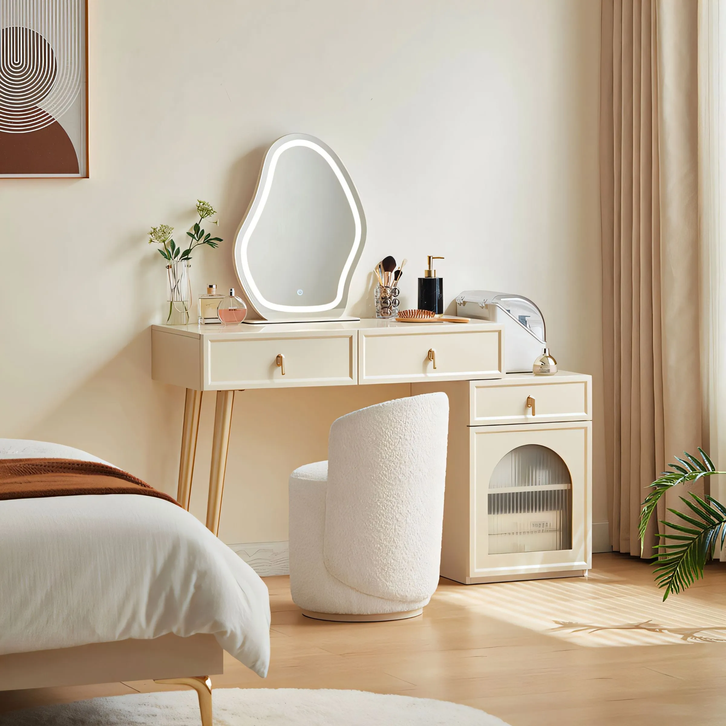 VIVIAN Extendable Vanity Desk