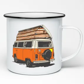 VOLKSWAGEN ENAMEL MUG