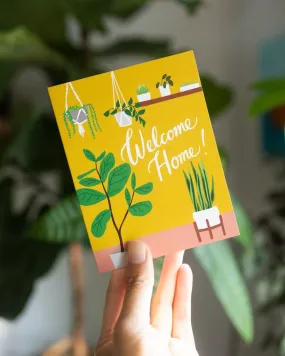 Welcome Home Plant Jungle Card