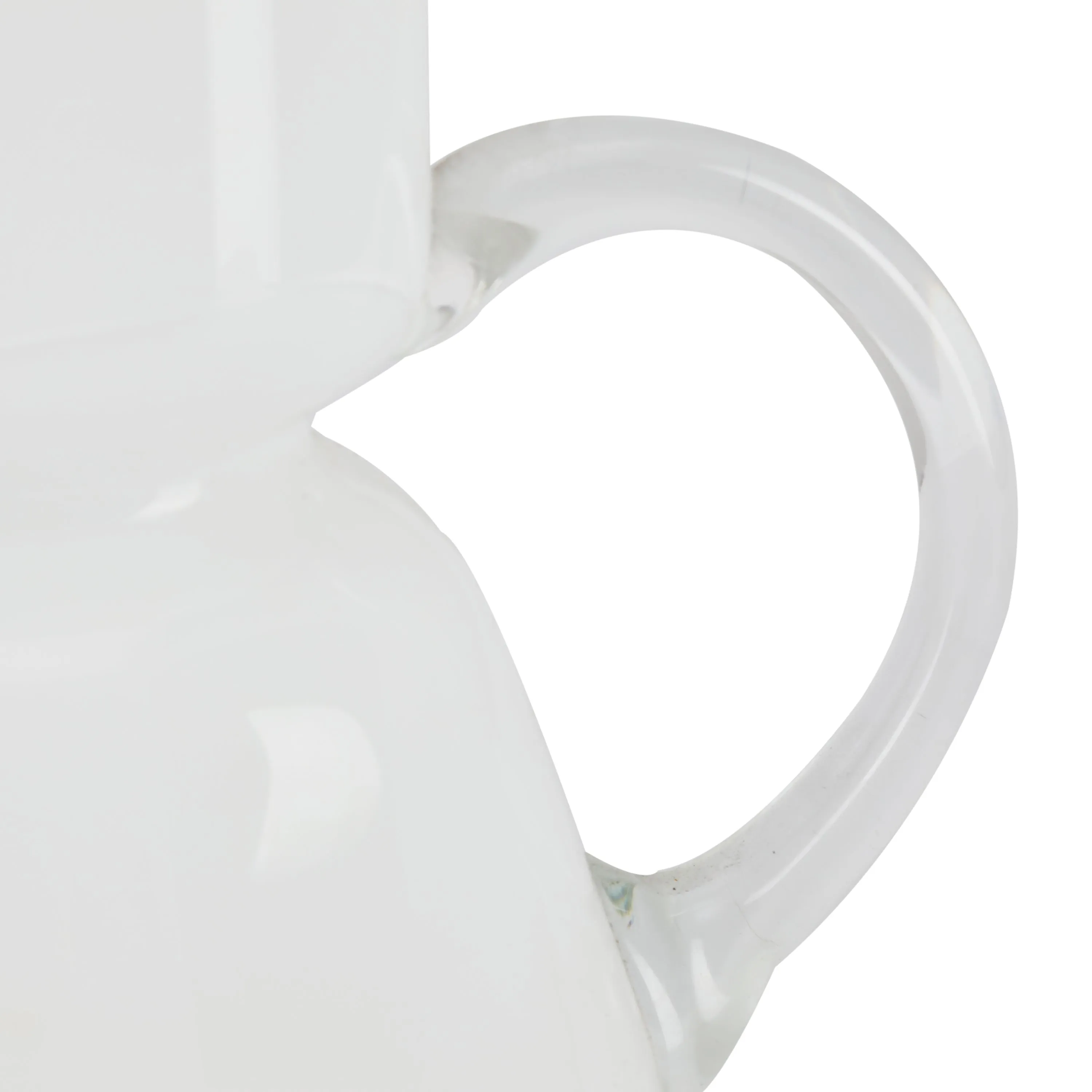 White Glass Carafe / Pitcher