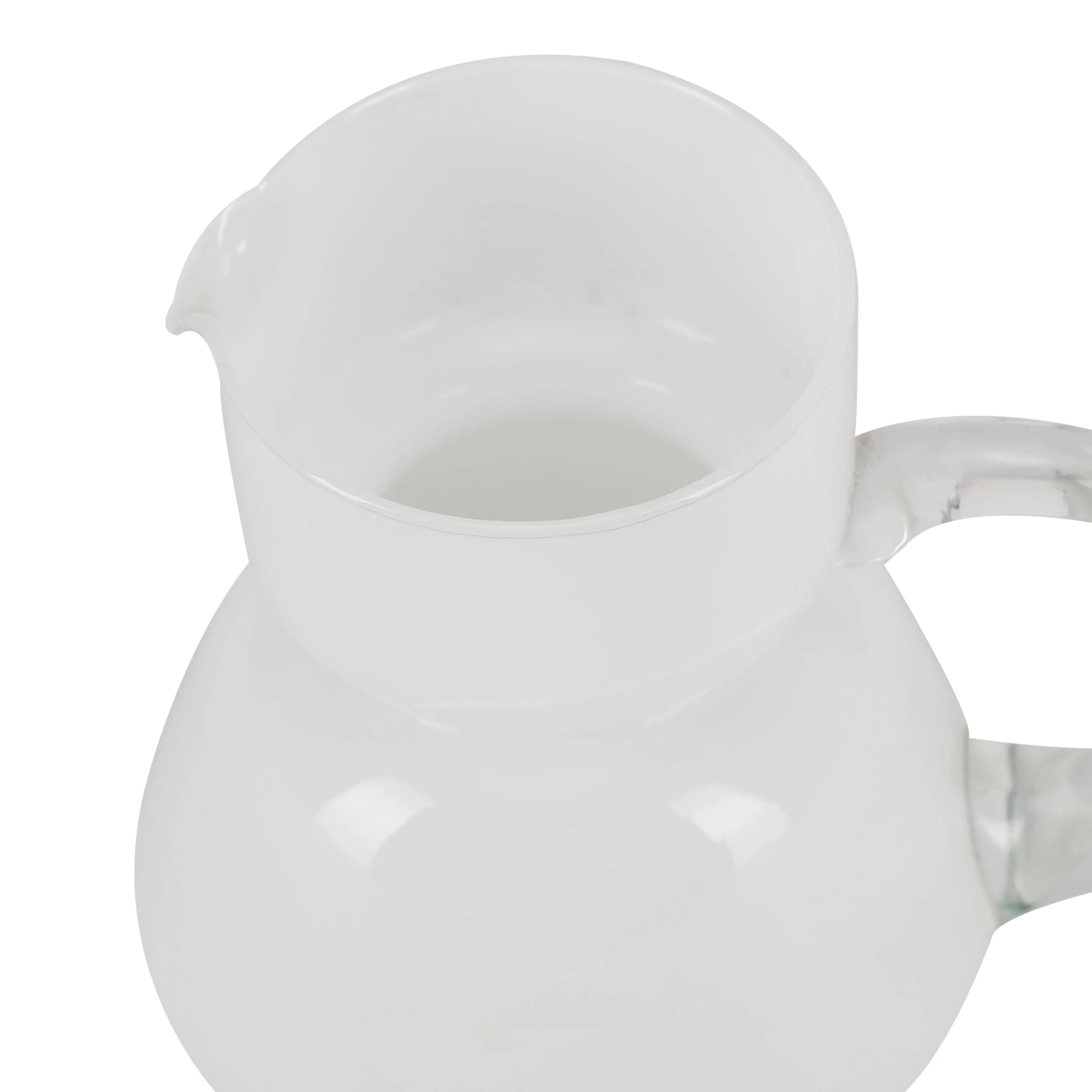 White Glass Carafe / Pitcher