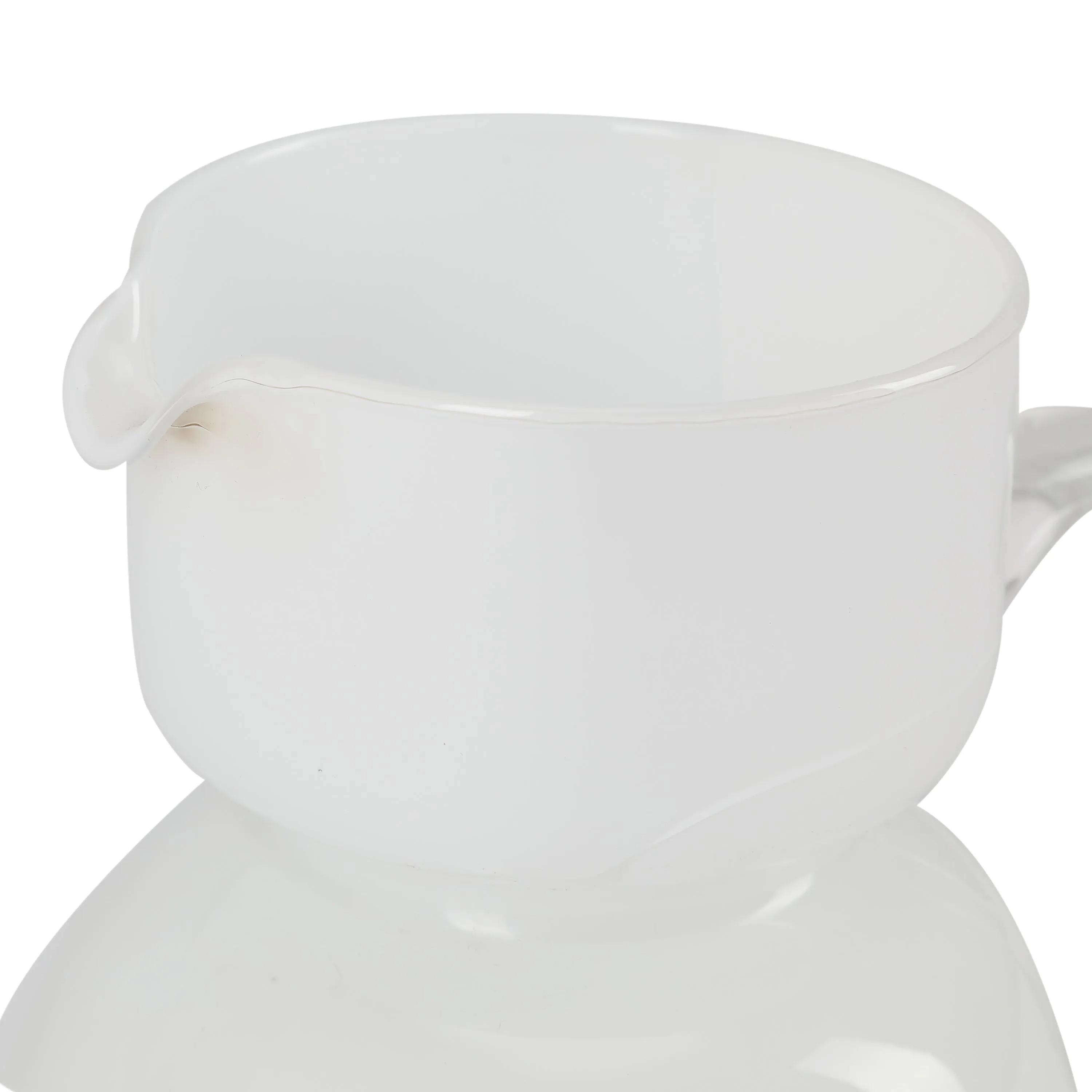 White Glass Carafe / Pitcher