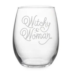 Witchy Woman Stemless Wine Glass and Gift Box