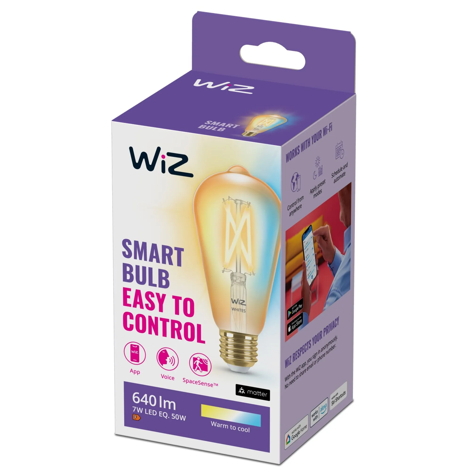 Wiz Connct C37e14 Dim Wifi Ble